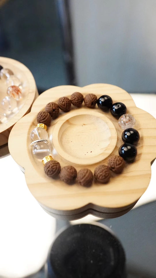 Handmade herbal bracelet for calm & better sleep